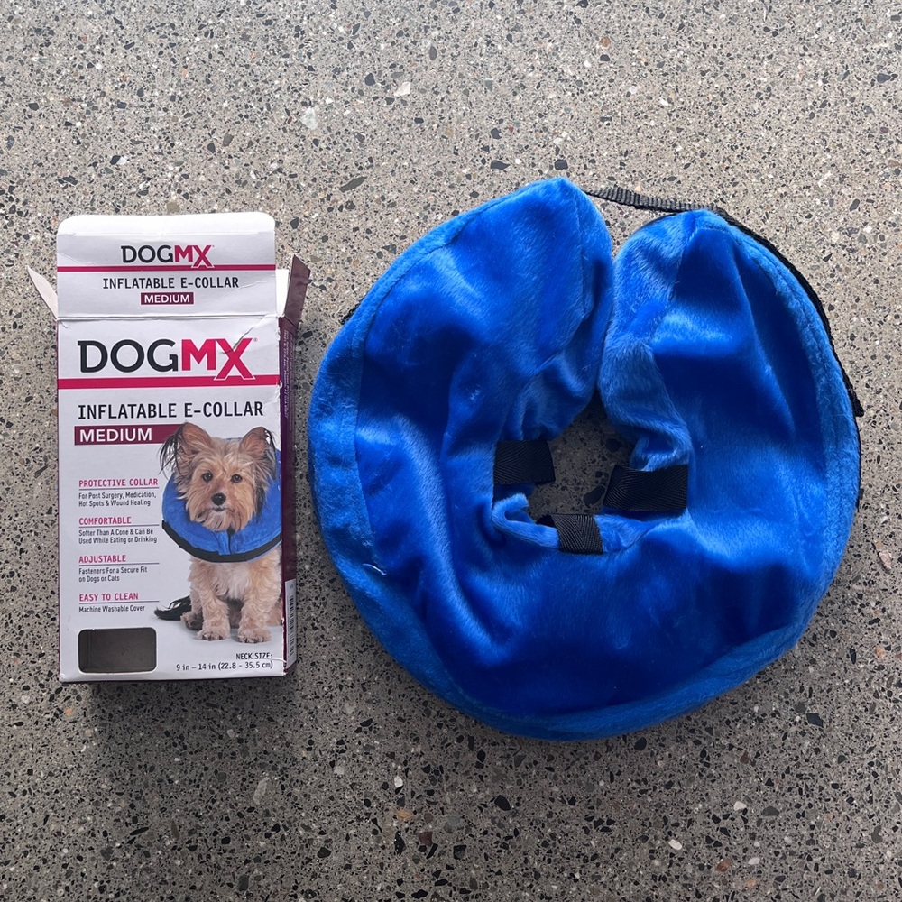 New Medium Inflatable Pet Collar
